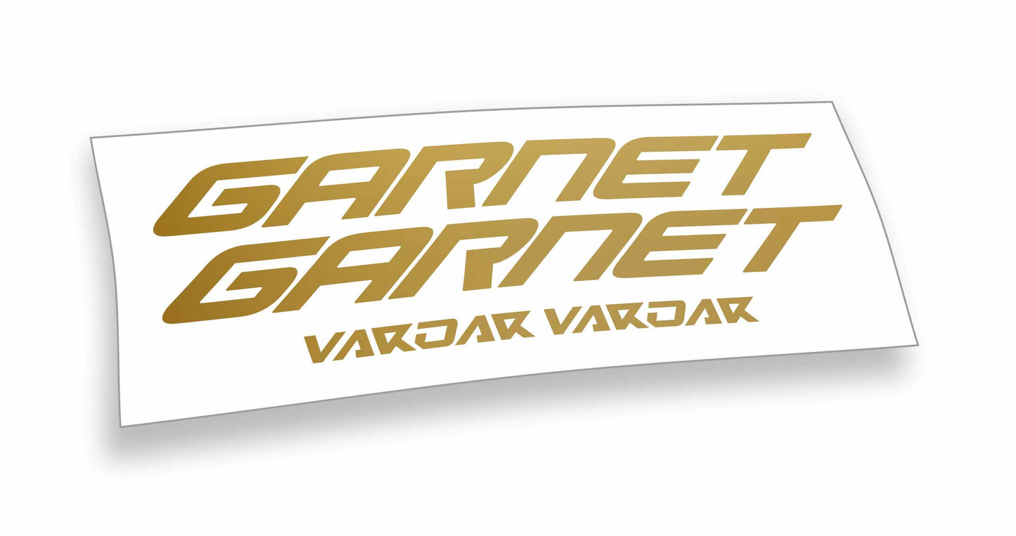 Garnet Vardar Kit adesivi bicicletta colore personalizzato