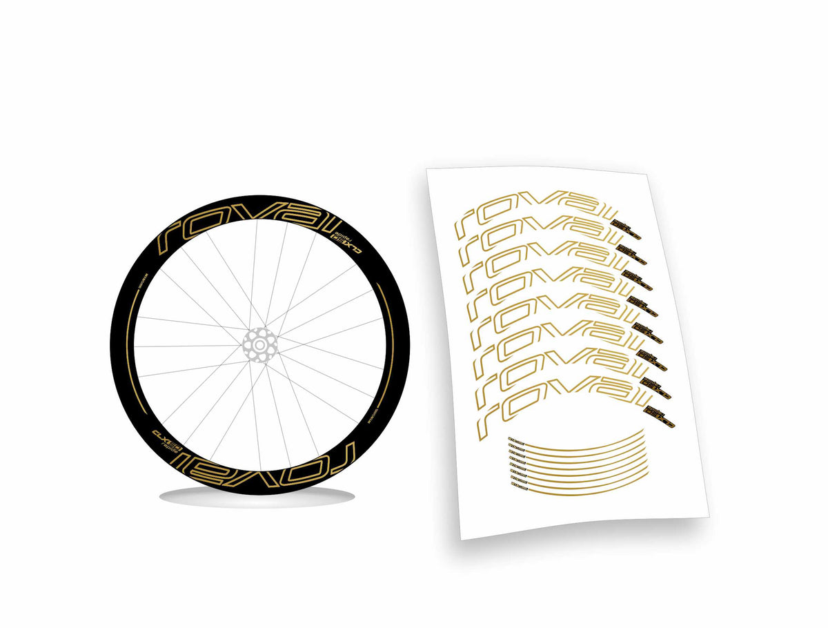 Roval CLX 50 rapide kit adesivi per cerchi bicicletta da corsa