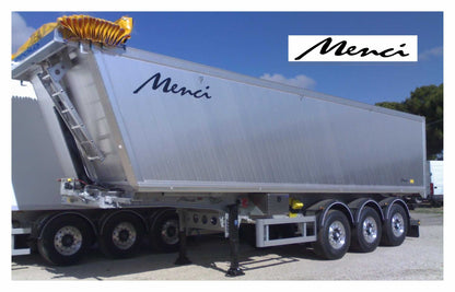 Adesivi Stickers Menci (200cm x 39cm) per cassone rimorchio camion tir