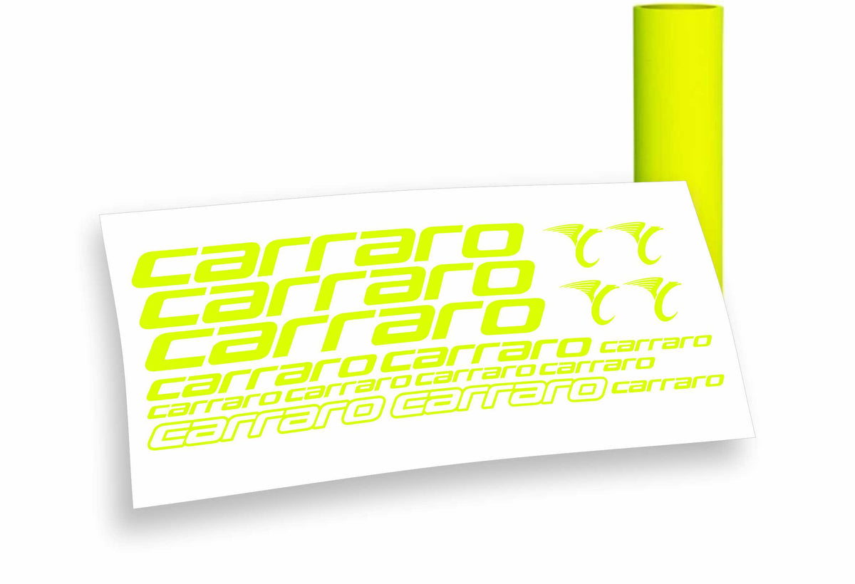 Carraro kit adesivi bicicletta da corsa e mountain bike colore personalizzato