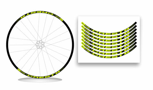 Kit adesivi/stickers per cerchi bicicletta MTB ZTR CREST