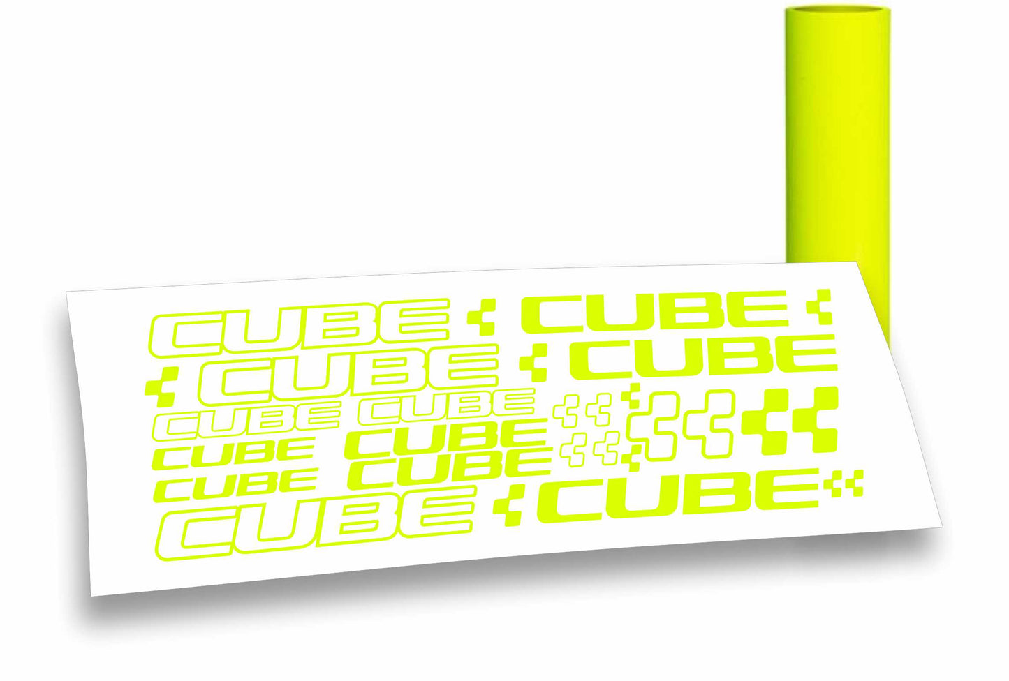 Cube nuovo kit adesivi per mountain bike e bici da corsa completo 24 pezzi