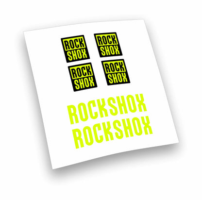 Kit adesivi forcella bicicletta mtb rock shox stickers fork
