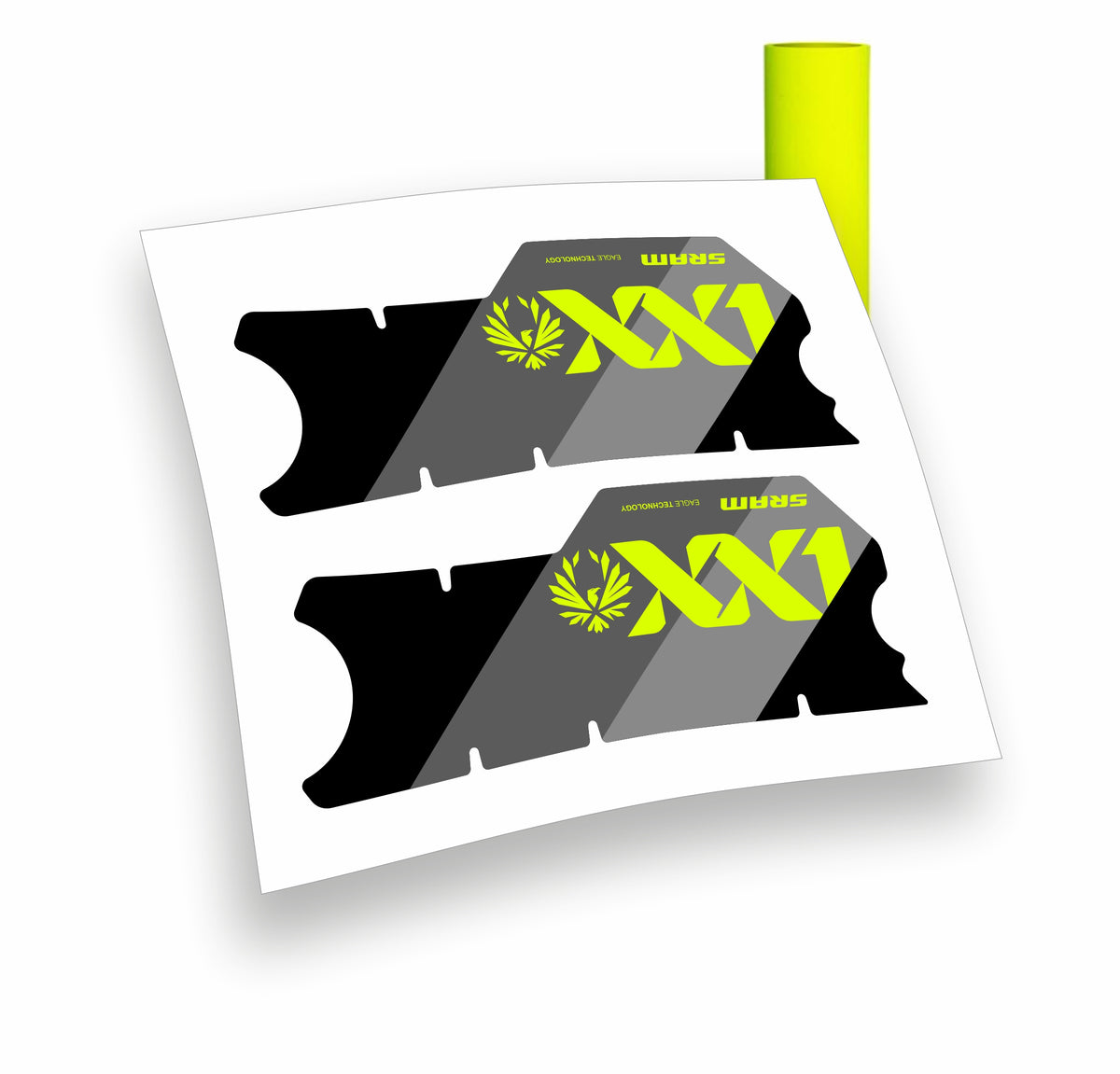 Sram XX1 Eagle Axs DUB adesivi sticker per pedivelle
