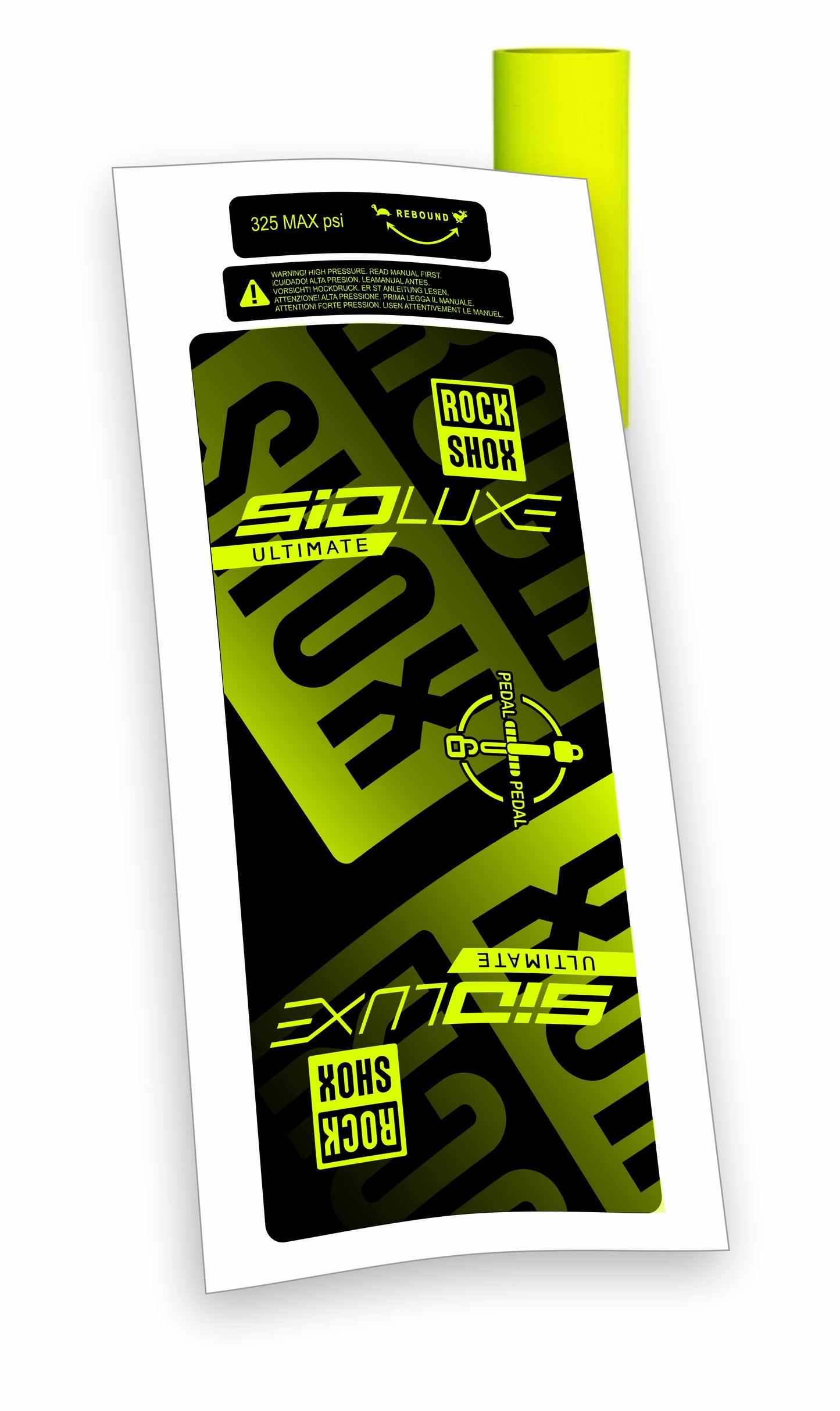 Rock Shox kit Sid Luxe Ultimate Blocco Pedivella adesivi bicicletta colore personalizzato