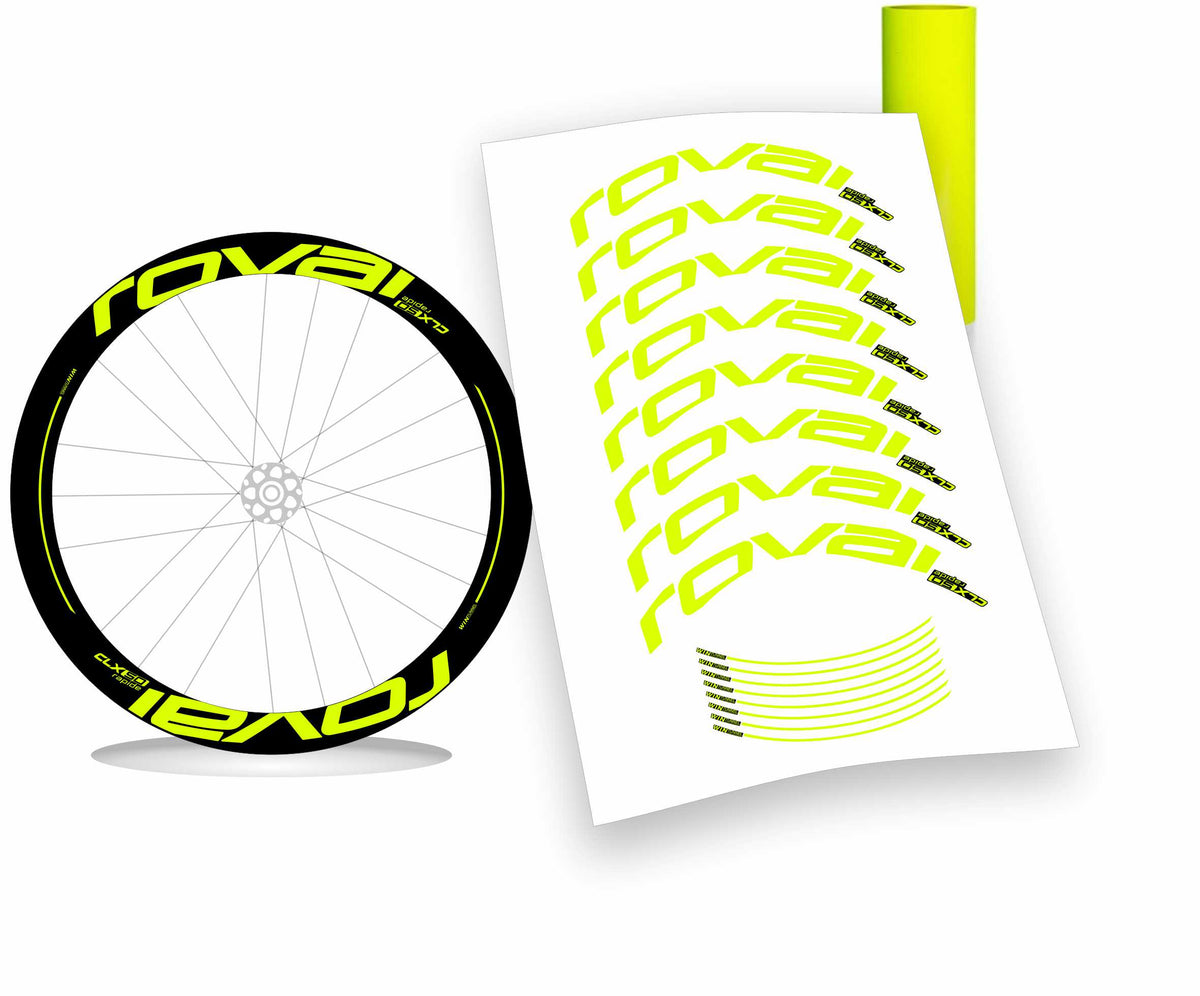 Roval CLX 50 rapide scritte piene kit adesivi per cerchi bicicletta da corsa