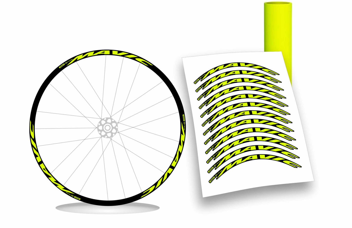 Mavic kit adesivi cerchi bici mtb bdc 12 pezzi colore personalizzato