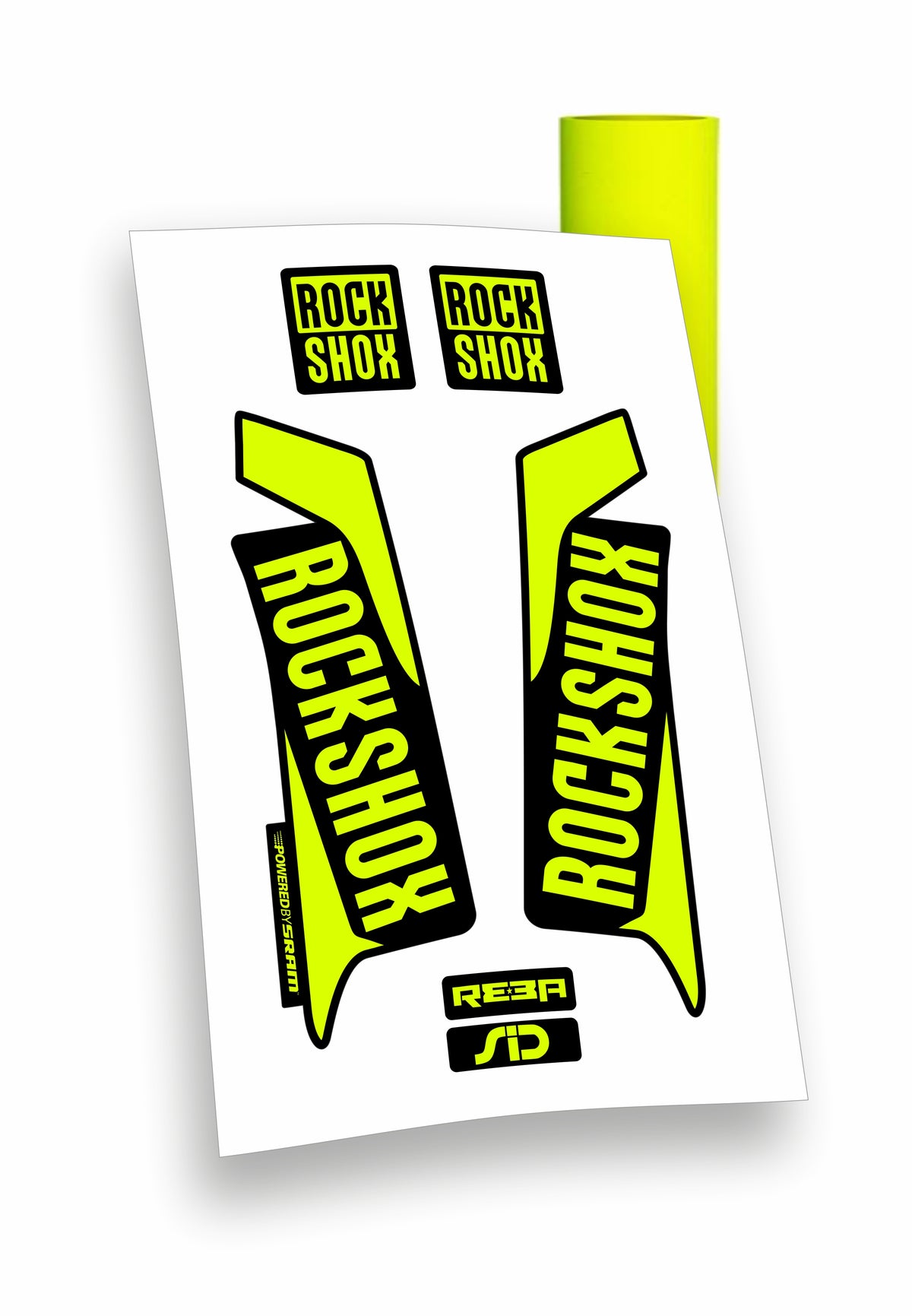 Kit ADESIVI forcella bici mtb rock shox mountain bike stickers fork bike custom reba sid