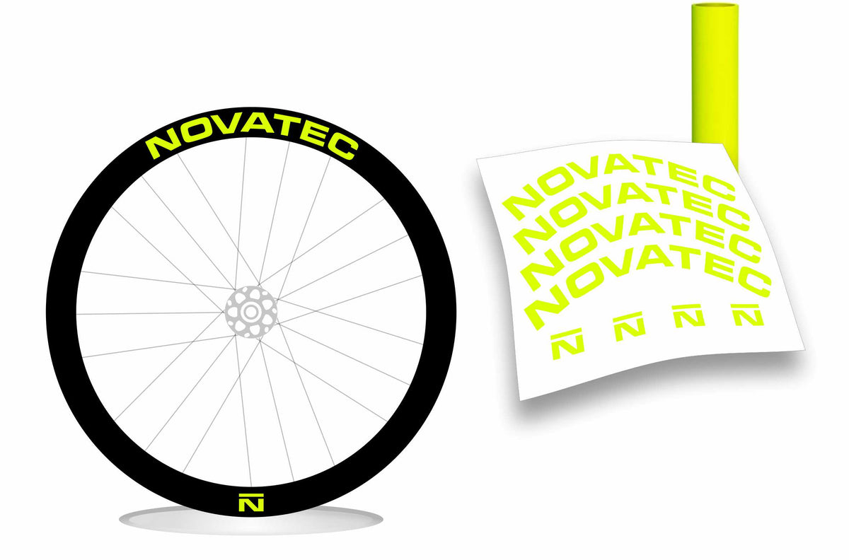 Novatec kit adesivi per cerchi bici da corsa  colore personalizzato