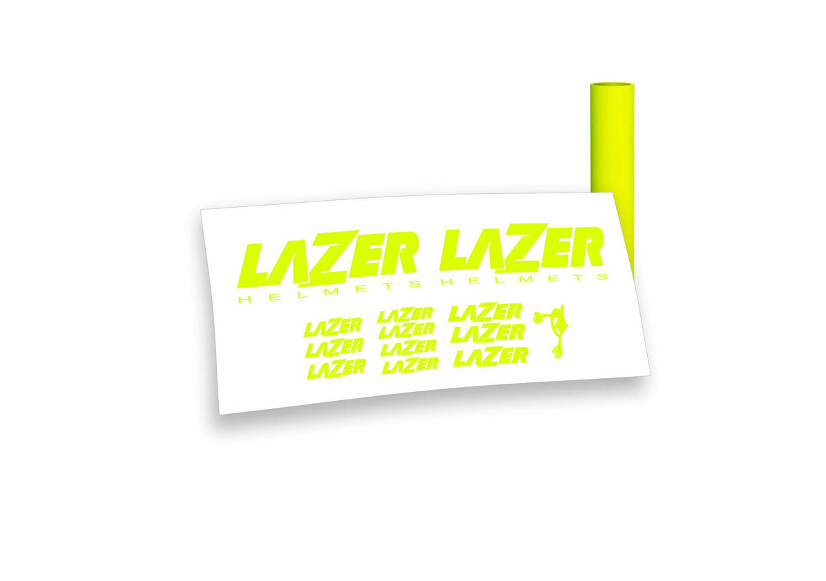 Kit adesivi per casco bici Lazer colore personalizzato