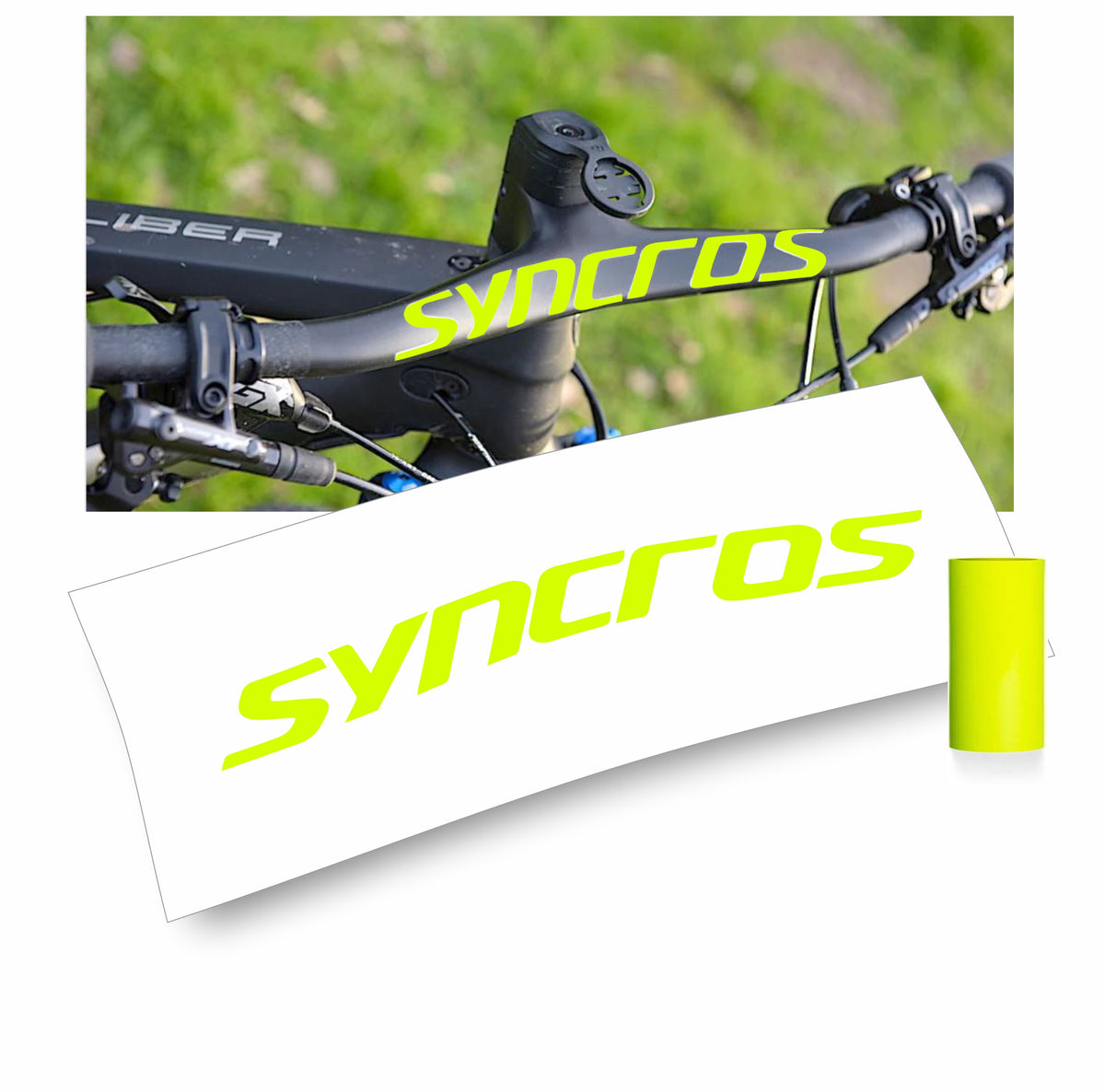 Syncros Fraser IC SL adesivo sticker per manubrio