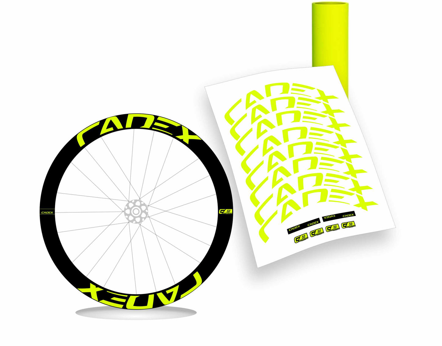Cadex C50 Ultra disc adesivi per cerchio bicicletta personalizzati