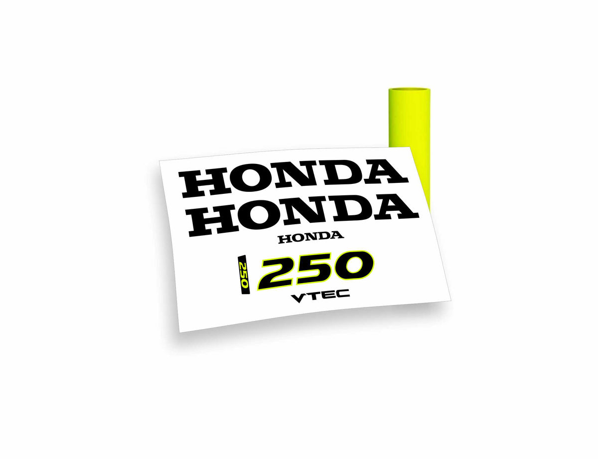 Honda 250 vtec adesivi sticker motoscafo barche motore