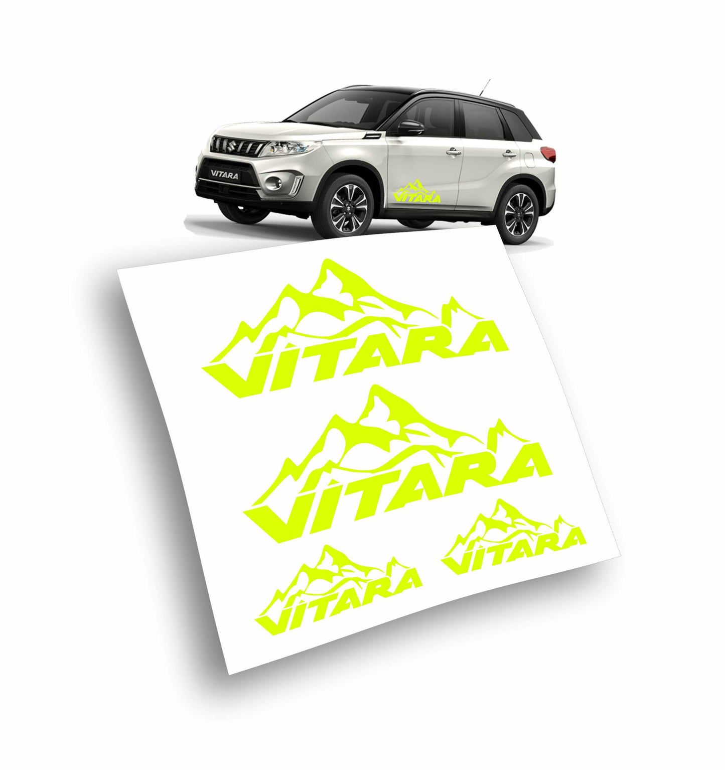 Suzuki Vitara montagne kit adesivi stickers auto colore personalizzato