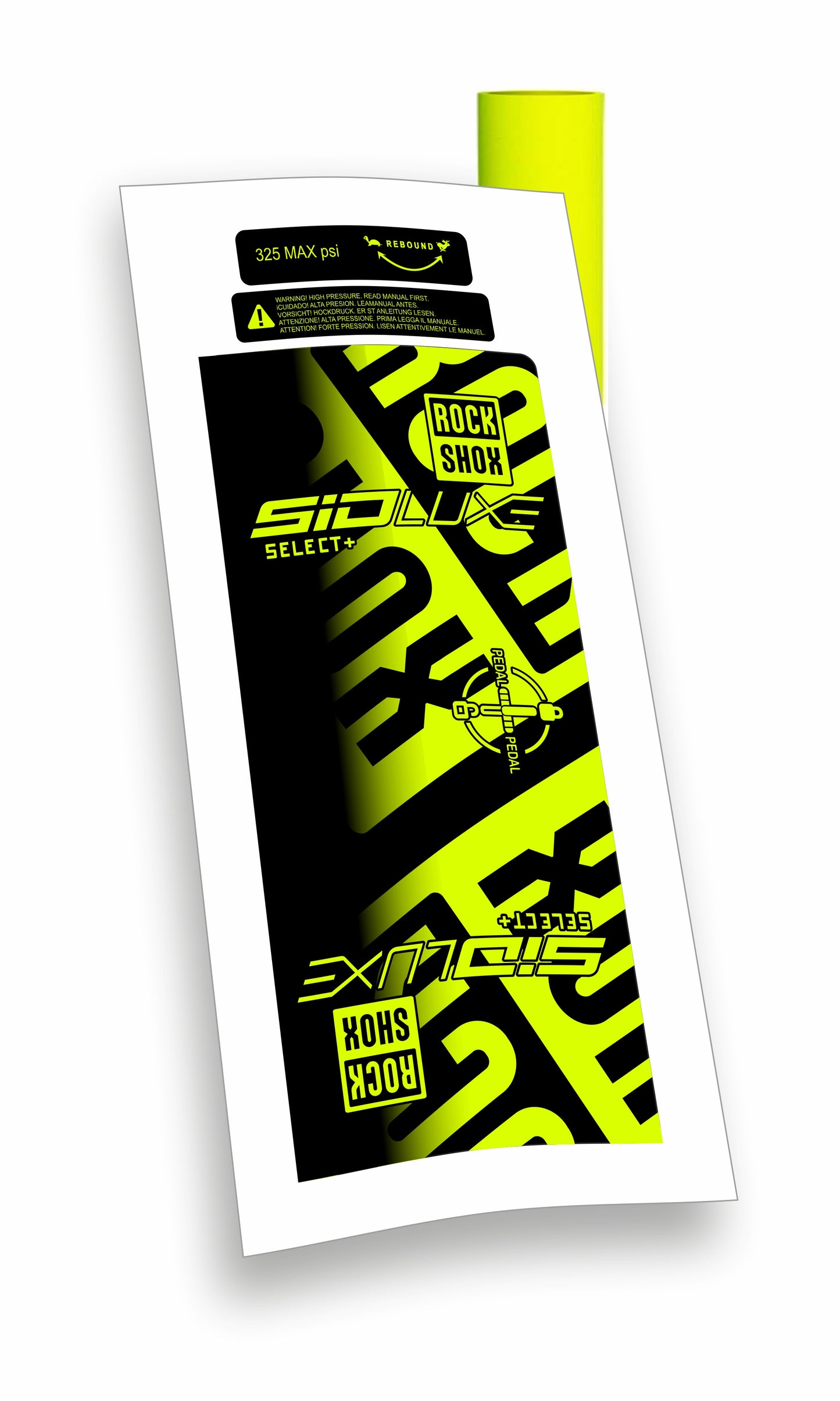Rock Shox kit Sid Luxe Select+ Blocco Pedivella adesivi bicicletta colore personalizzato