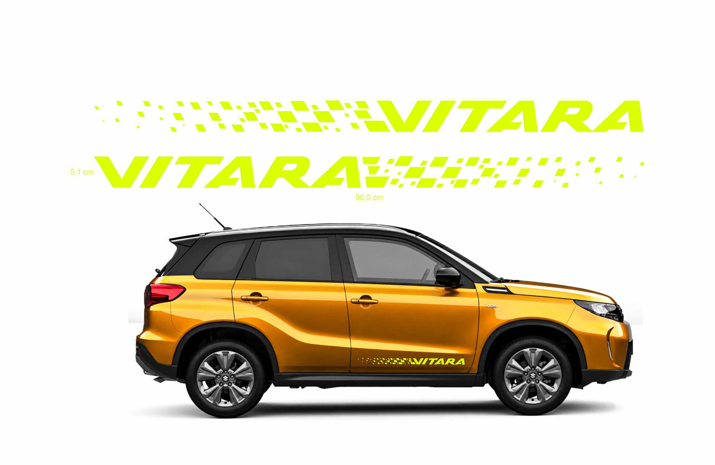 Suzuki Vitara Dissolvenza kit adesivi stickers auto colore personalizzato