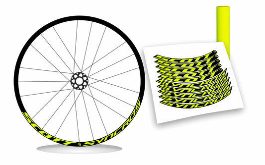 Scott Syncros Kit adesivi cerchi bici mtb 29" sticker personalizzati