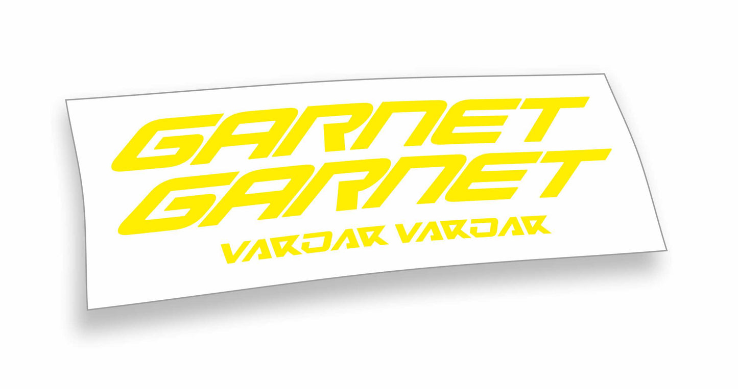 Garnet Vardar Kit adesivi bicicletta colore personalizzato