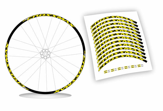 kit adesivi cerchi bici mtb mavic CROSSMAX pro anno 2016/2017 colore personalizzato antigraffio