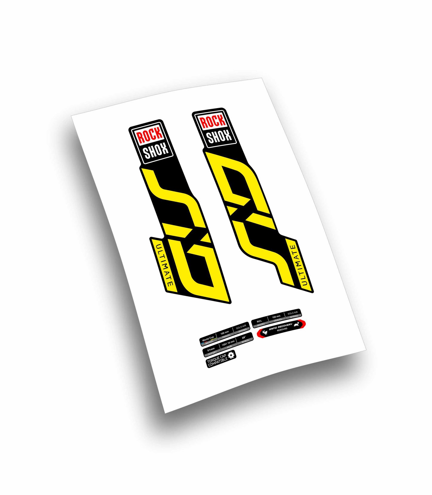 Rock shox sid ultimate 2020 kit adesivi