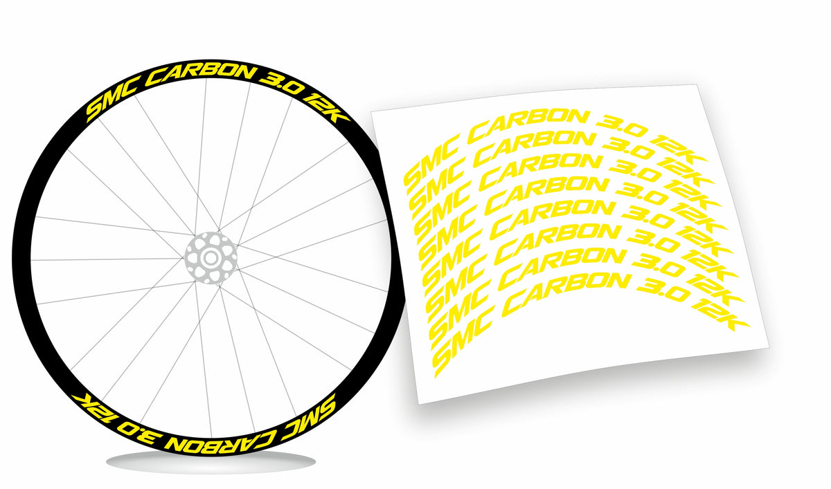 SMC Carbon 3.0 12K kit adesivi personalizzati