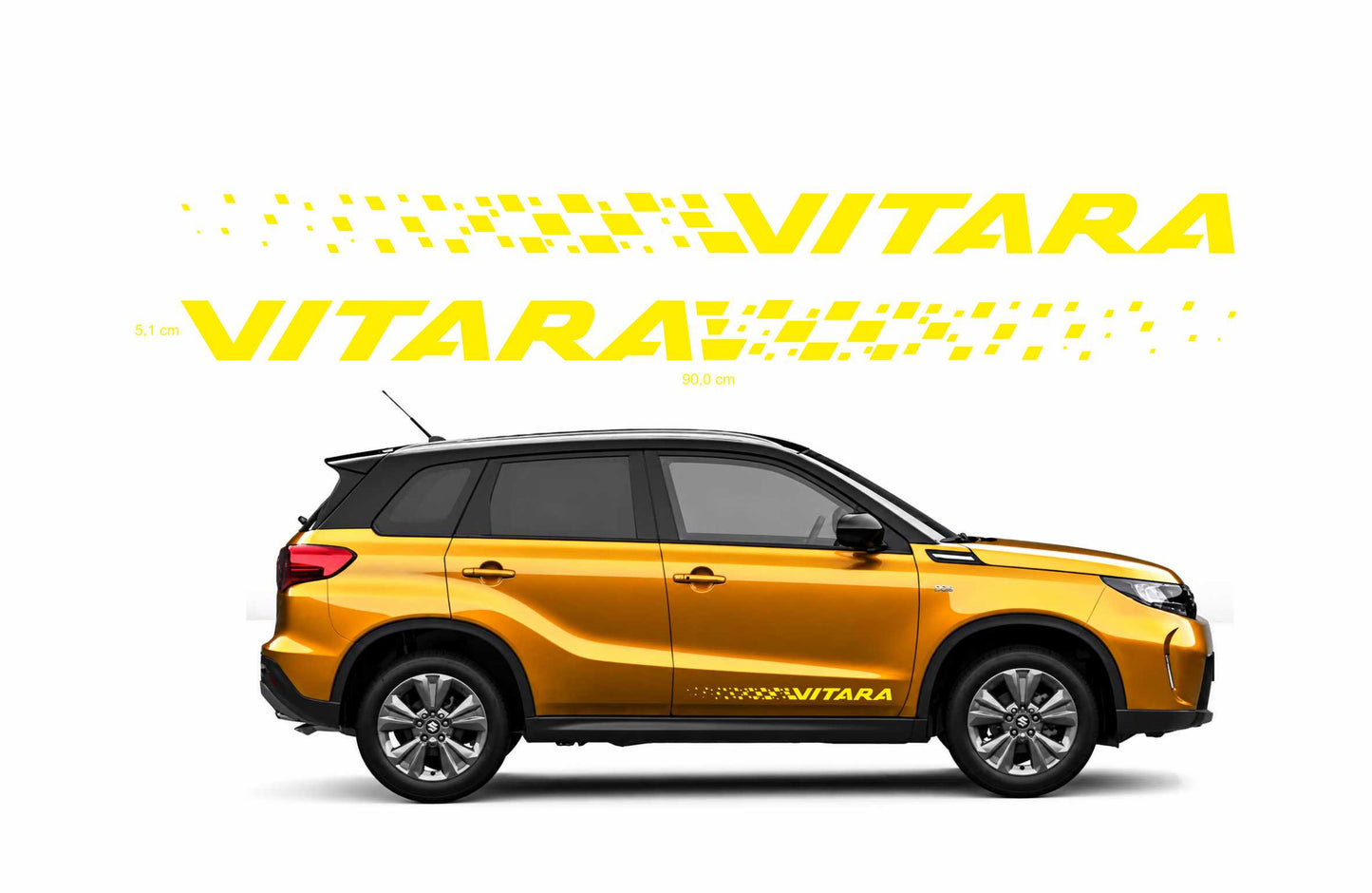 Suzuki Vitara Dissolvenza kit adesivi stickers auto colore personalizzato