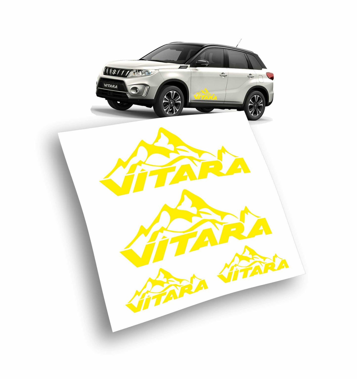 Suzuki Vitara montagne kit adesivi stickers auto colore personalizzato