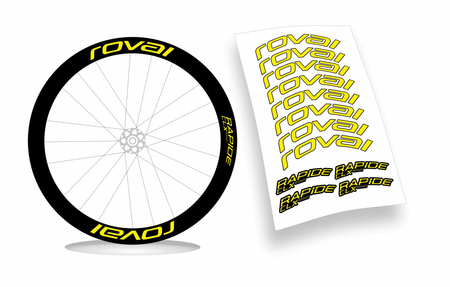 ROVAL Rapide CLX adesivi stickers ruote