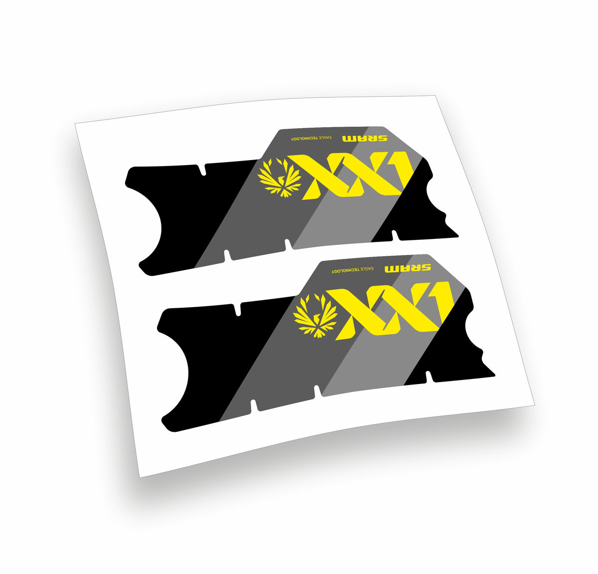 Sram XX1 Eagle Axs DUB adesivi sticker per pedivelle