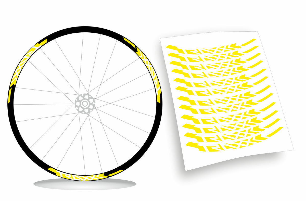 Traxx - Kit adesivi cerchi bicicletta mountain bike