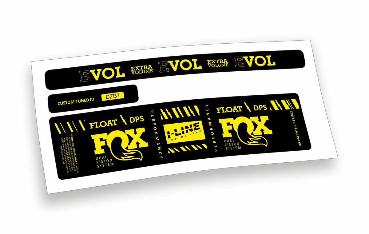 Fox Float DPS Evol Performance 2019/20 adesivi per ammortizzatore posteriore