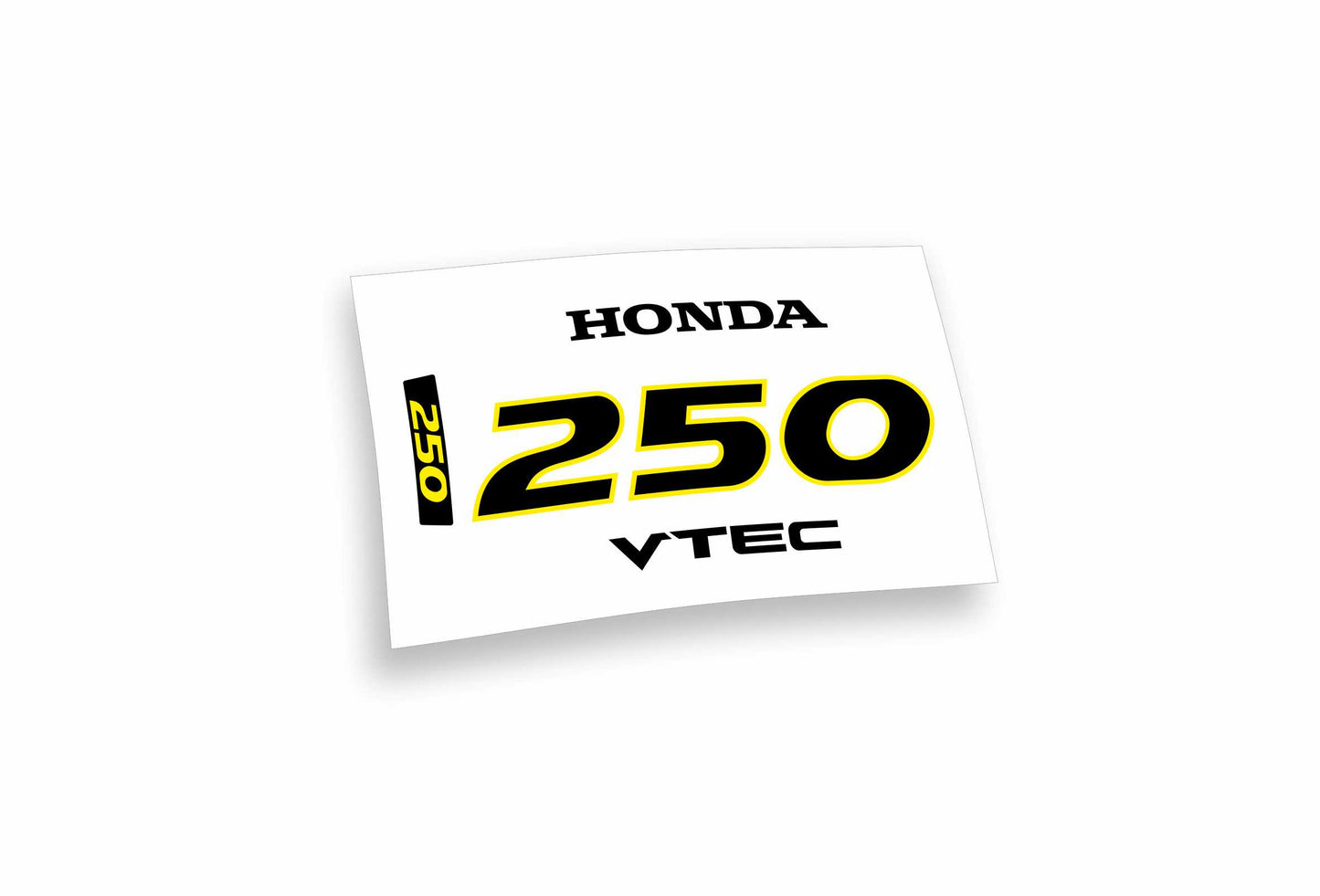 Honda 250 vtec adesivi sticker motoscafo barche motore