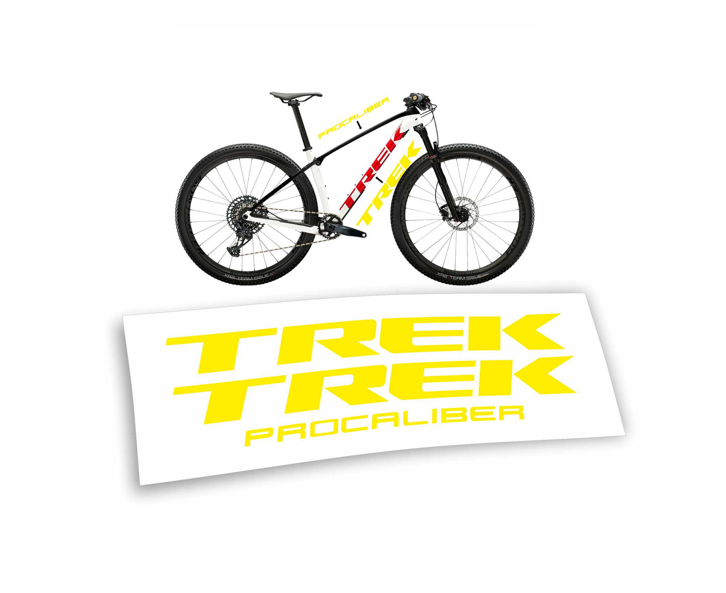 Trek Procaliber kit adesivi bicicletta colore personalizzato