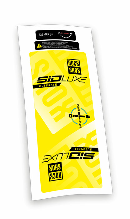 Rock Shox kit Sid Luxe Ultimate Blocco Pedivella adesivi bicicletta colore personalizzato