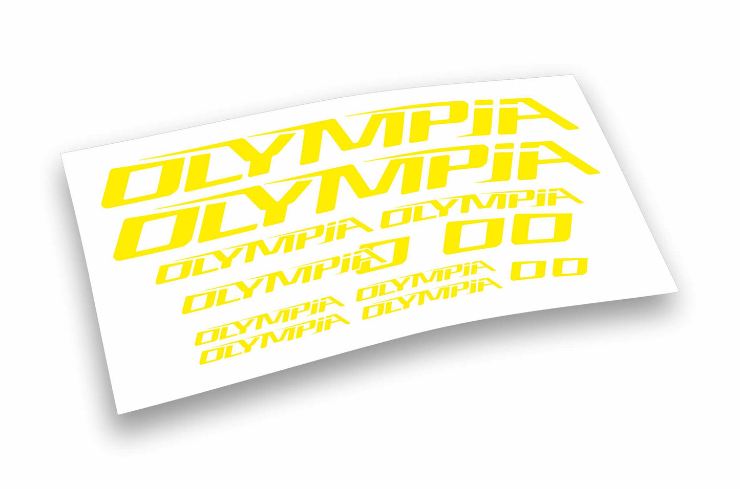 OLYMPIA kit adesivi bicicletta colori personalizzati anche fluo