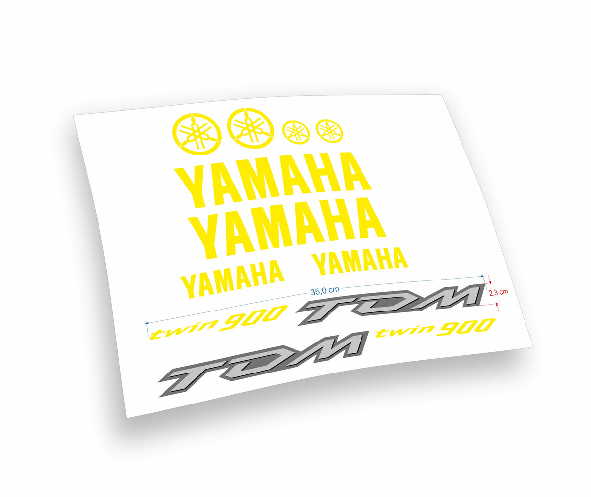 yamaha twin900 TDM Kit adesivi stickers decalcomanie moto