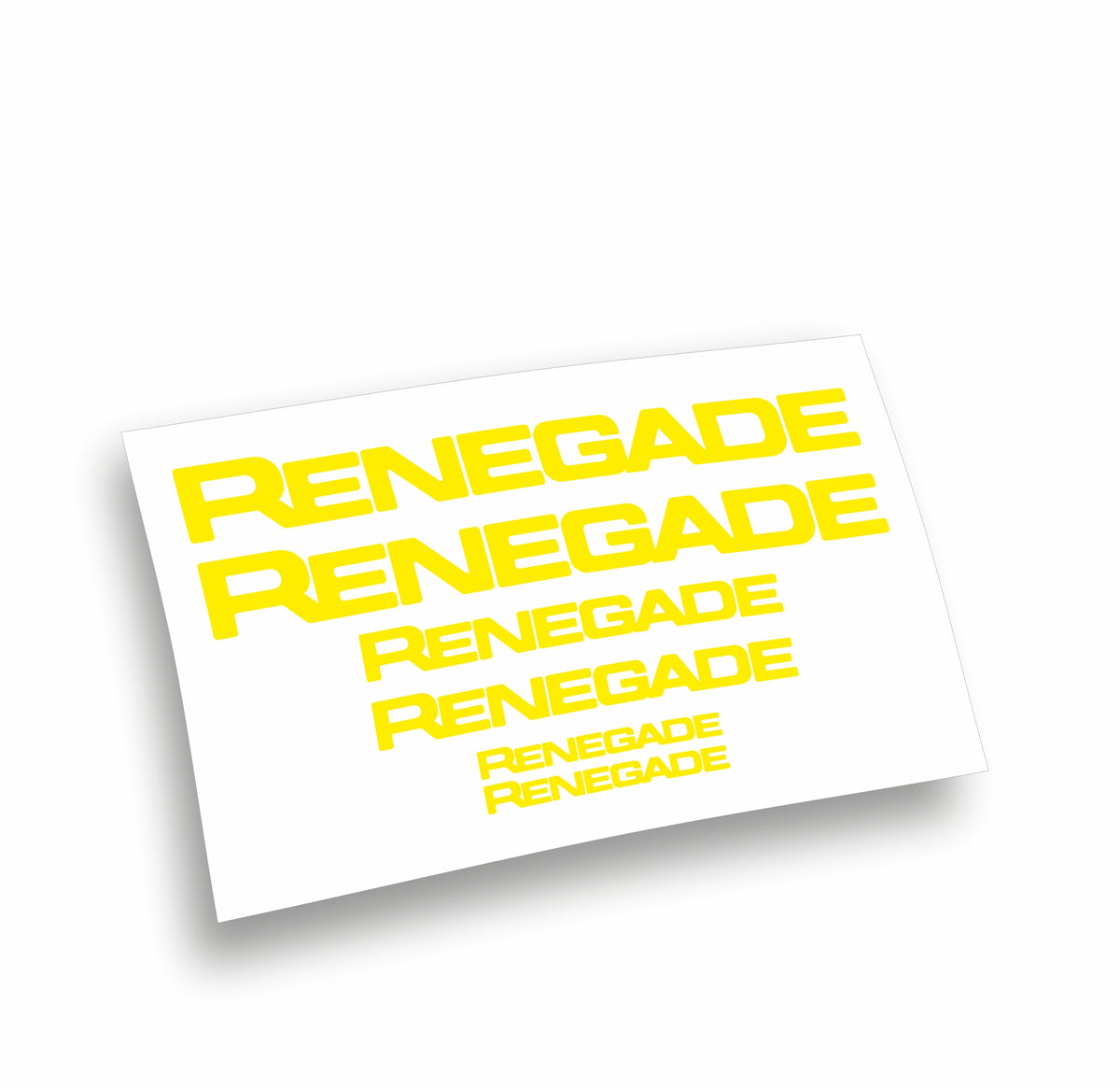 Jeep Renegade Kit adesivi Auto 6 pz.