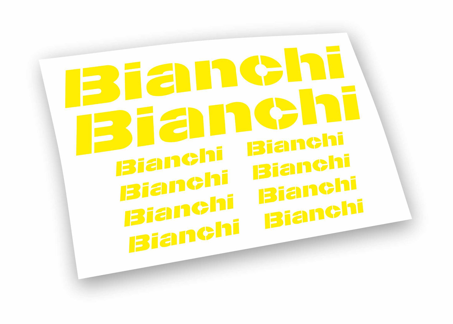kit adesivi bicicletta bianchi colore personalizzato