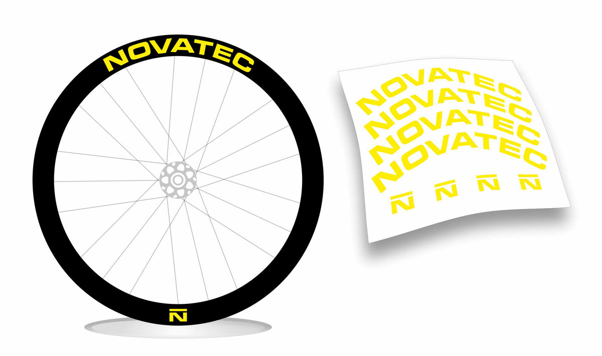 Novatec kit adesivi per cerchi bici da corsa  colore personalizzato