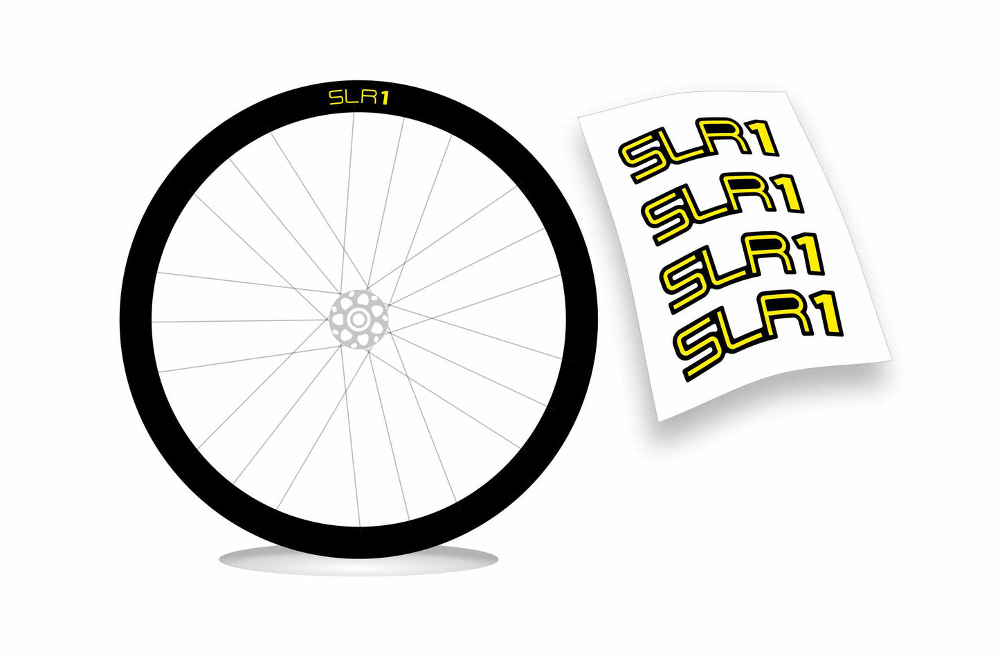 Giant slr 1 disc "42" adesivi per cerchio bici da corsa
