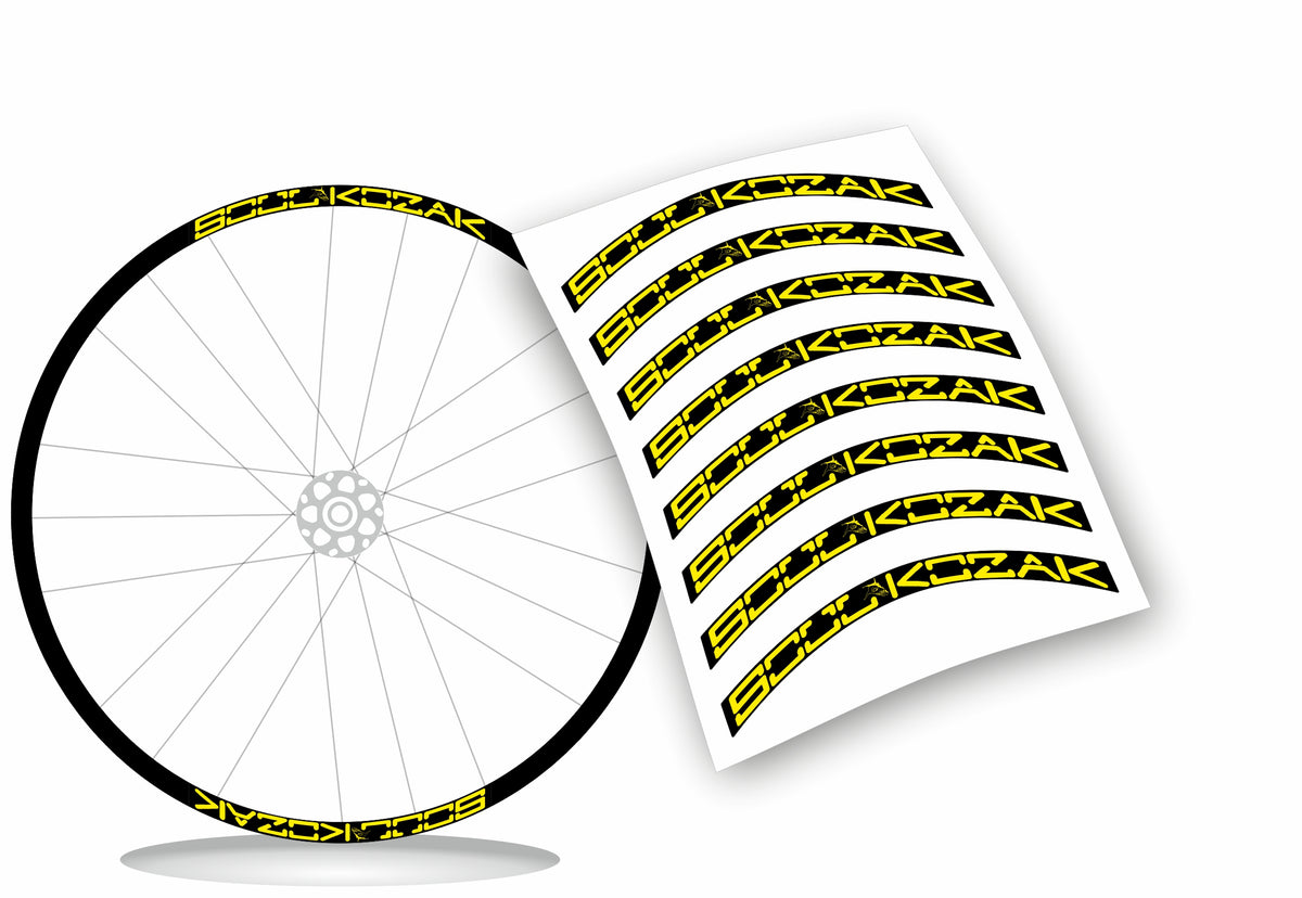 Soul Kozak kit adesivi cerchi bici mountain bike colore personalizzato