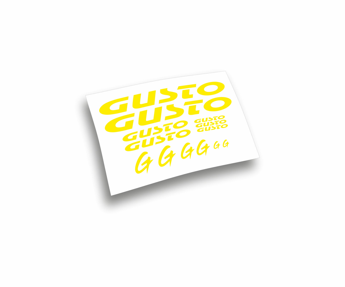 Gusto adesivi per bici colore personalizzato
