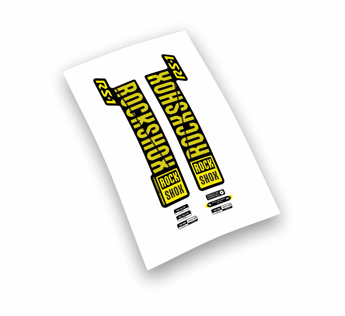 Rock shox RS-1 RL RLC 29 anno 2018 adesivi stickers personalizzati forcella rs1