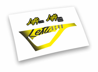 Lefty Ocho kit completo adesivi per forcella e parastelo