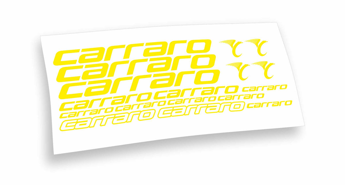Carraro kit adesivi bicicletta da corsa e mountain bike colore personalizzato