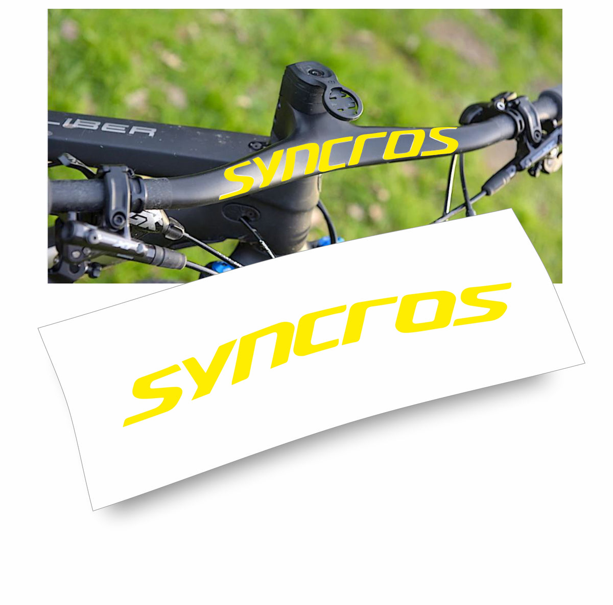 Syncros Fraser IC SL adesivo sticker per manubrio