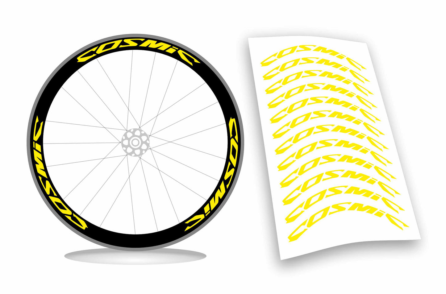 mavic COSMIC altezza 2,2 cm kit adesivi stickers per ruote