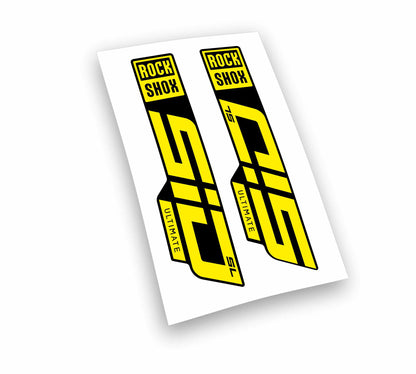 Rock Shox kit sid ultimate sl 2021 adesivi bicicletta colore personalizzato con fondo