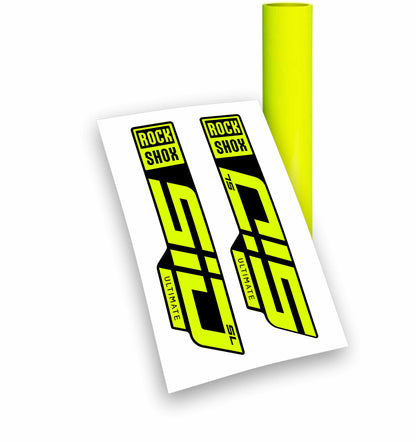 Rock Shox kit sid ultimate sl 2021 adesivi bicicletta colore personalizzato con fondo