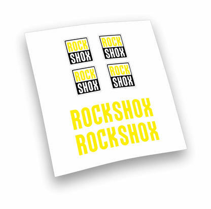 Kit adesivi forcella bicicletta mtb rock shox stickers fork